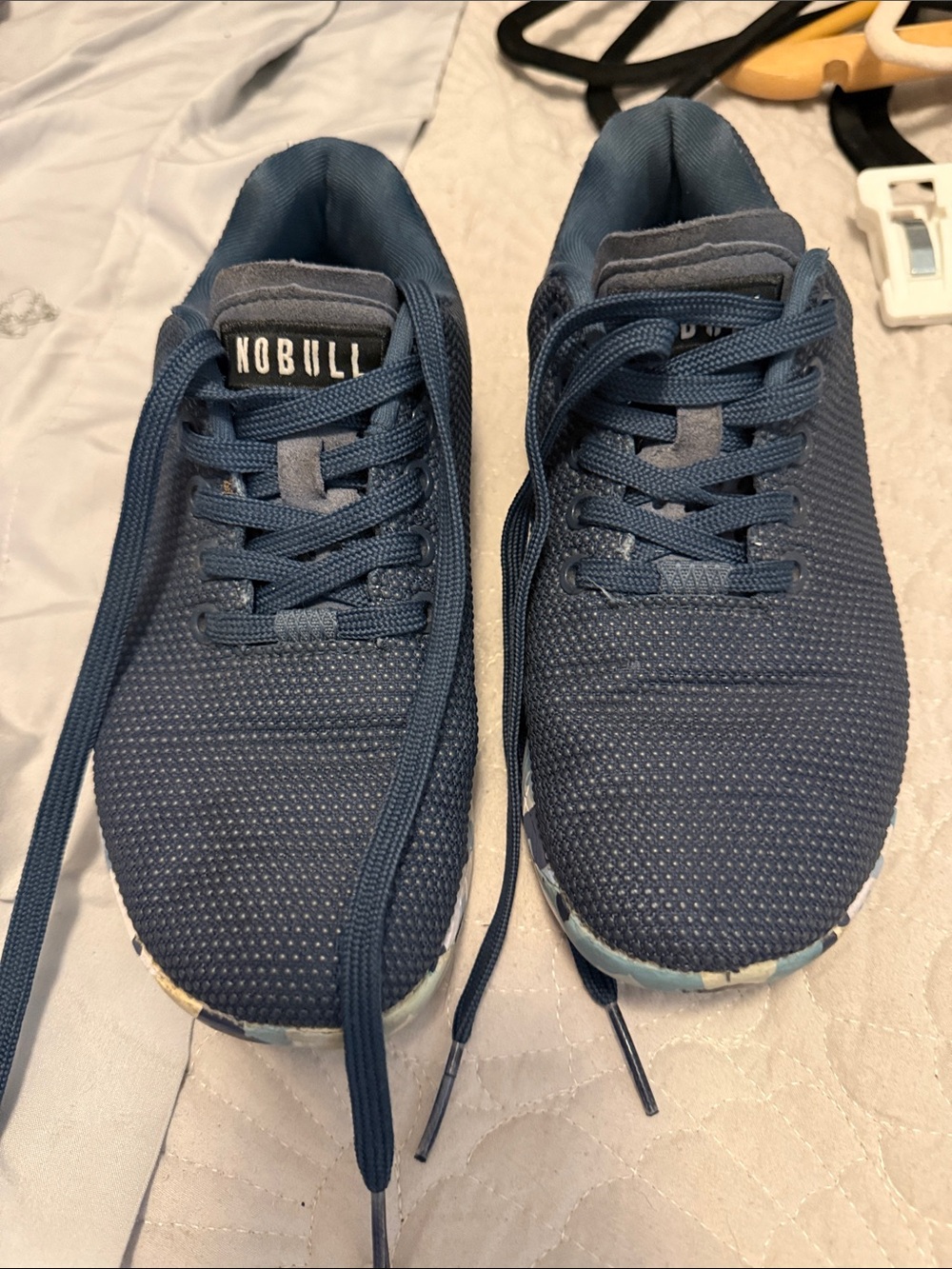 NOBULL Blue Knit Training Sneakers